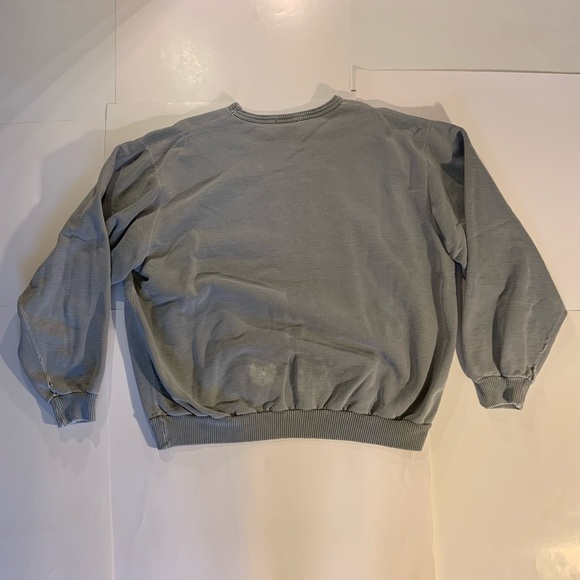 VINTAGE NORTHERN ELEMENTS LIGHT GREY LONG SLEEVE PULLOVER CREWNECK SIZE LARGE - Picture 3 of 9